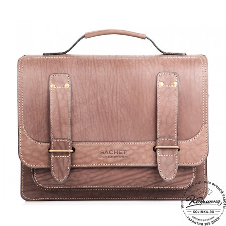 Кожаный портфель "Француз" (коричневый)