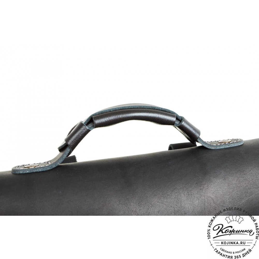 Кожаный рюкзак "Спэйс" (черный)