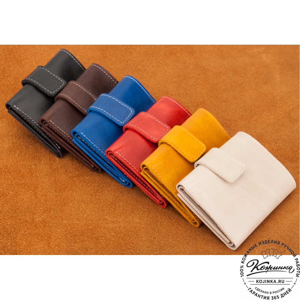 Кожаный купюрник (коричневый)