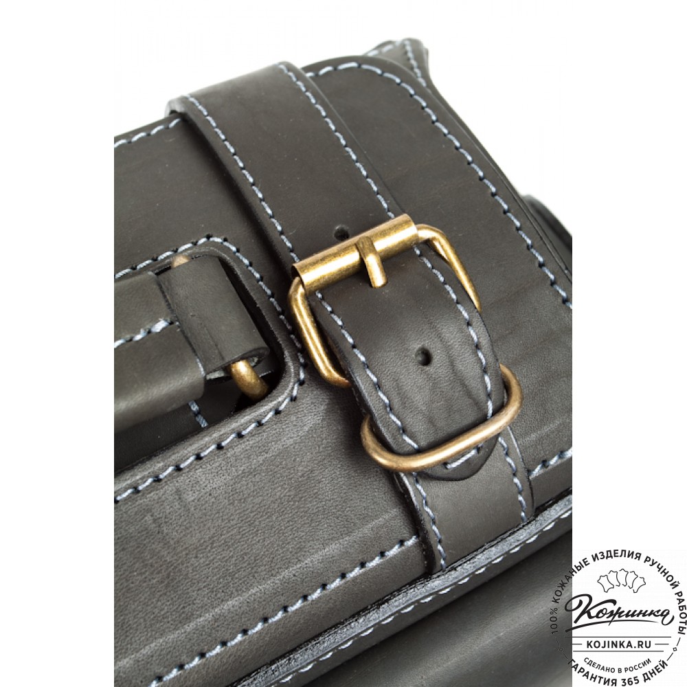 Кожаный портфель "Бойскаут" (чёрный)