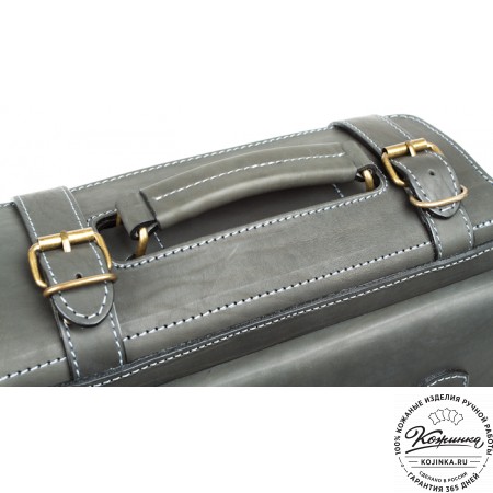 Кожаный портфель "Бойскаут" (чёрный)