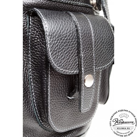 Кожаный рюкзак "Классика" (чёрный)