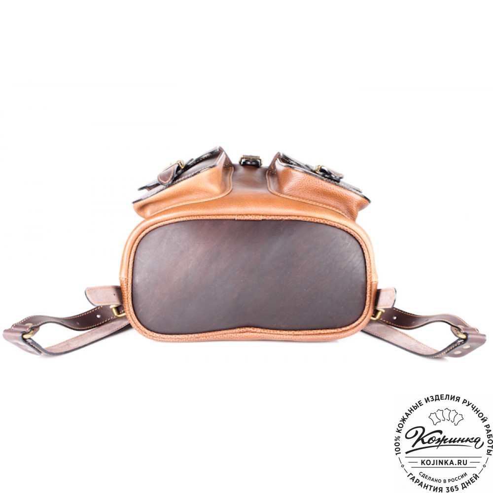 Кожаный рюкзак "Классик 2" (коричневый)