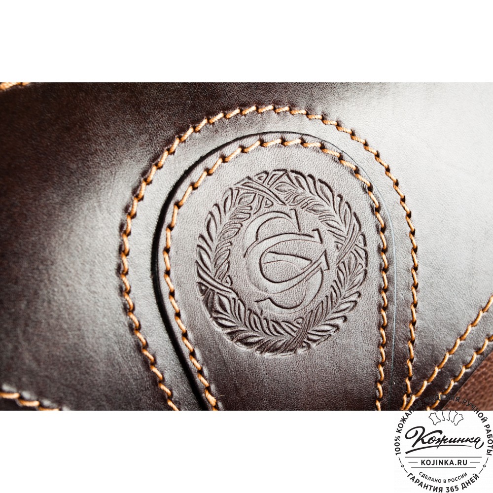 Кожаный рюкзак "Стиль 2" (коричневый)