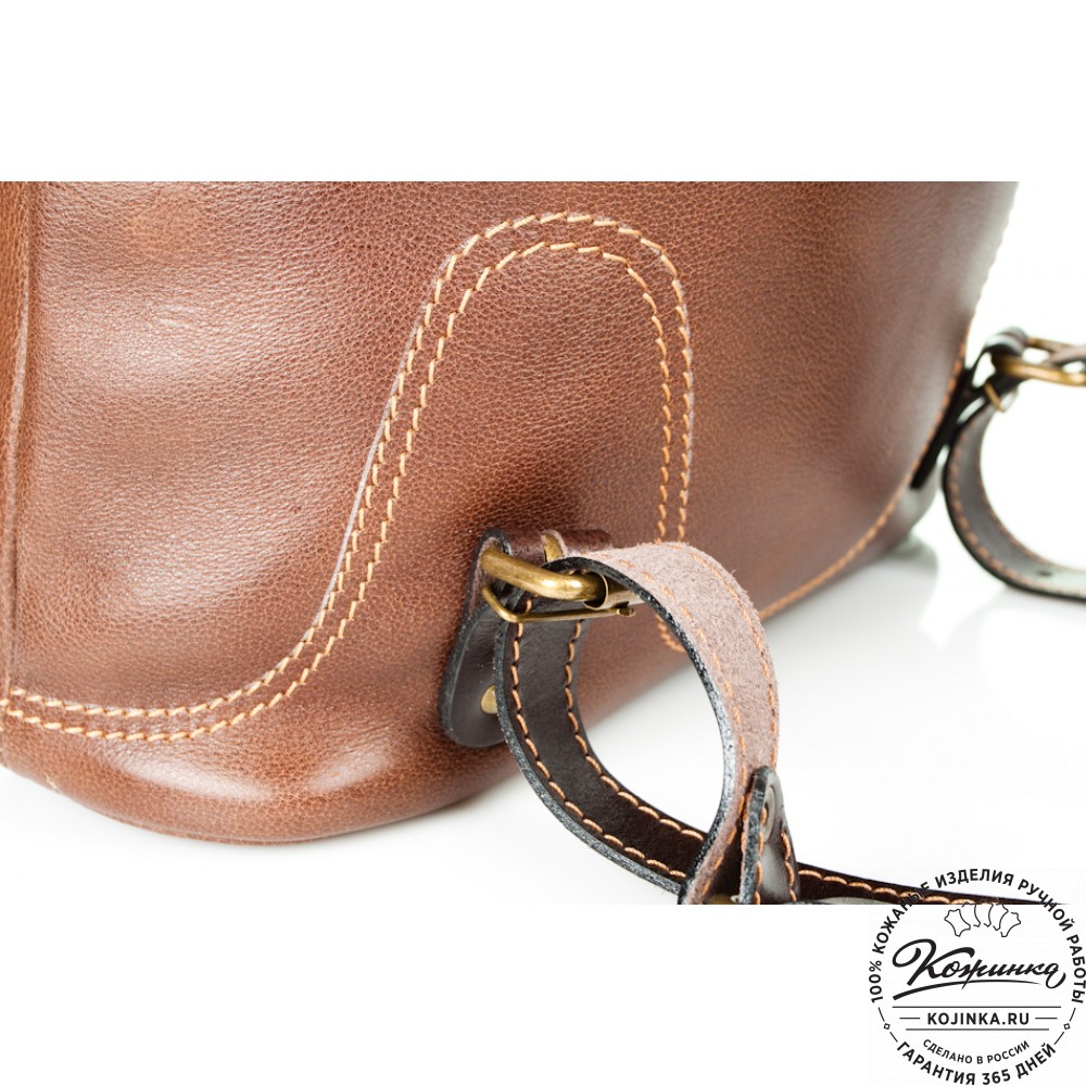 Кожаный рюкзак "Стиль 2" (коричневый)